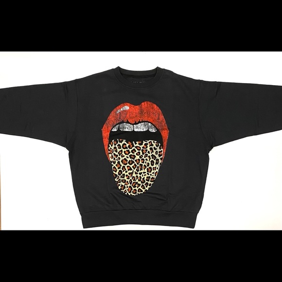 Prince Peter Leopard Tongue Pullover 
